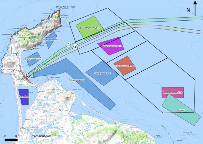 carte des zones aquacoles
