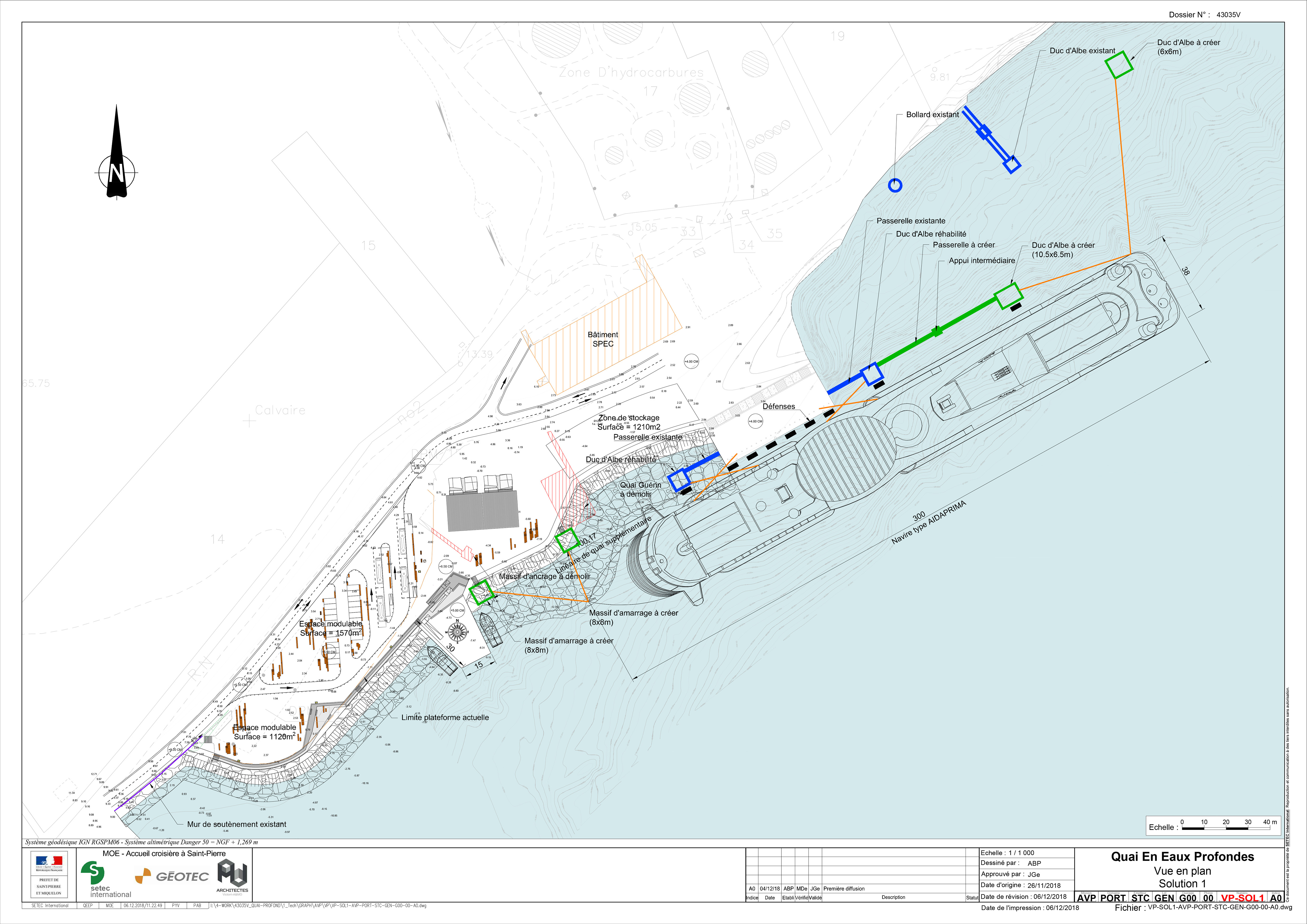 Phase avant-projet - solution 1 - vue large