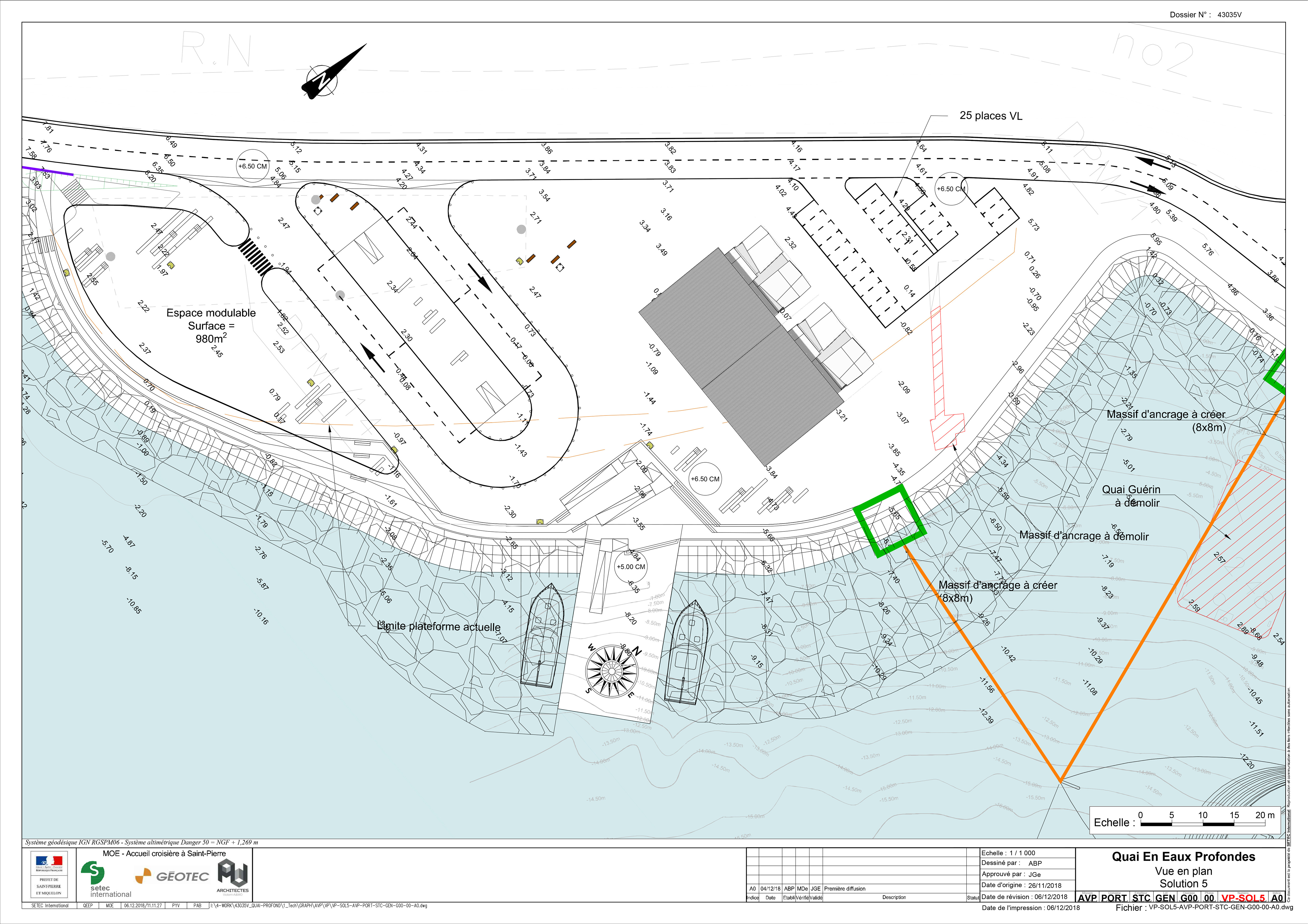 Phase avant-projet - solution 3 - vue rapprochée